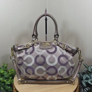 Coach Madison Sophia Op Art Satchel